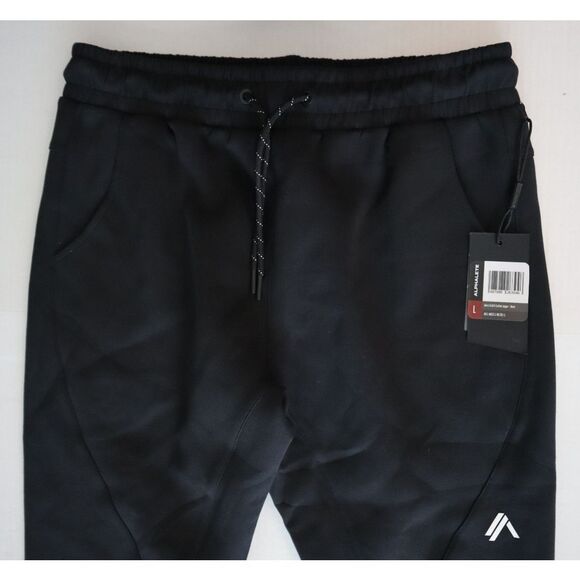 Alphalete AA1-MECFJ-J-BK-201 Men's Sz L Black ELMTS Cuffed Jogger Pants - Picture 6 of 7